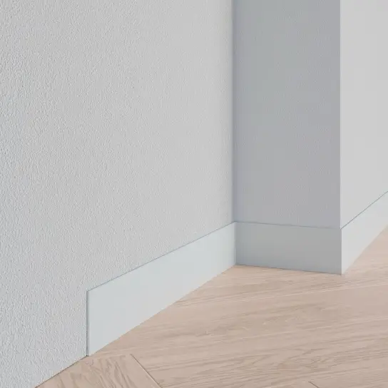 Aluminium strip wit (RAL9016) - Aluminium bewerkt - 2,5 x 80 mm Hoge Kwaliteit